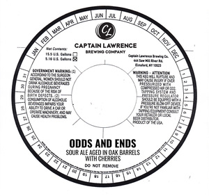Captain Lawrence Brewing Co Odds And Ends August 2017