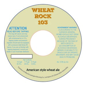 Wheat Rock 103 August 2017