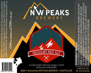 Nw Peaks Brewery Redoubt Red August 2017