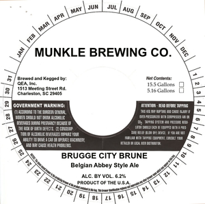 Munkle Brewing Co. Brugge City Brune August 2017