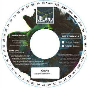 Upland Brewing Company Guava September 2017