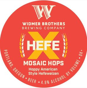 Widmer Brothers Brewing Company Hefe X August 2017
