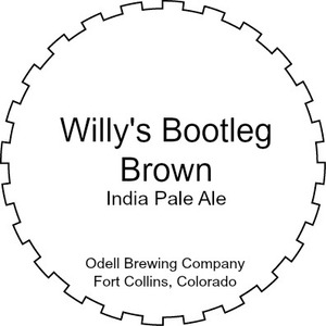 Odell Brewing Company Willy's Bootleg Brown India Pale Ale August 2017