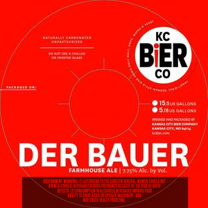 Kansas City Bier Company Der Bauer September 2017