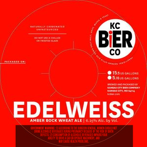 Kansas City Bier Company Edelweiss September 2017