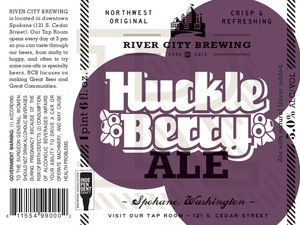 River City Brewing Co. Huckleberry Ale November 2017