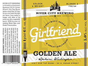 River City Brewing Co. Girlfriend Golden Ale November 2017