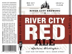 River City Brewing Co. River City Red October 2017