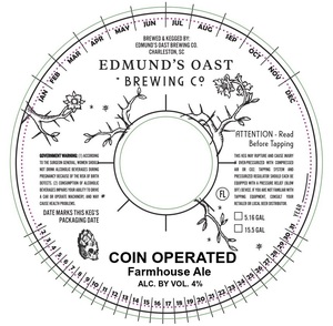 Edmund's Oast Brewing Co. Coin Operated September 2017