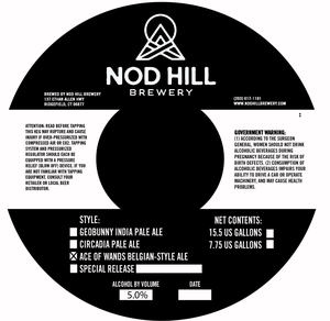 Nod Hill Brewery Ace Of Wands September 2017