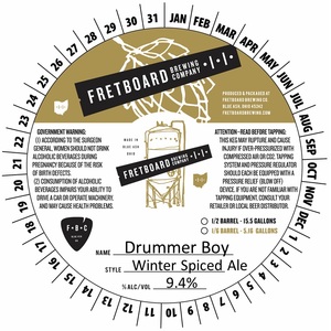 Fretboard Brewing Company Drummer Boy September 2017