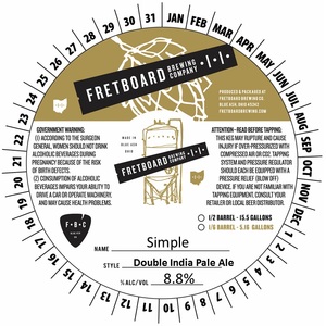 Fretboard Brewing Company Simple September 2017