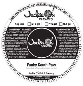Jackie O's Funky South Paw September 2017