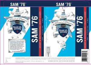 Samuel Adams Sam '76 Lager September 2017