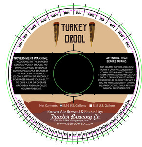Tractor Brewing Company Turkey Drool September 2017