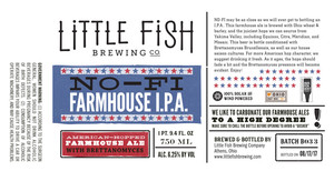 Little Fish Brewing Company No-fi September 2017