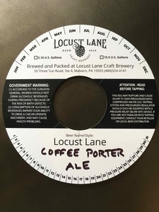 Locust Lane Coffee Porter Ale 