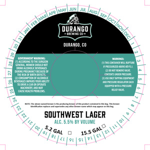 Durango Brewing Co Southwest Lager