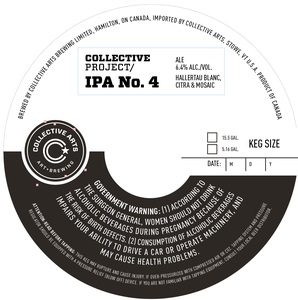 Collective Arts Collective Project IPA No. 4 September 2017