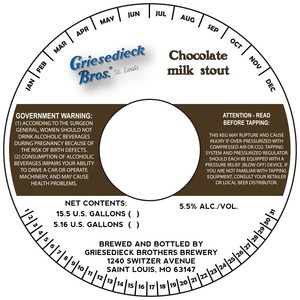 Griesedieck Brothers Chocolate Milk Stout