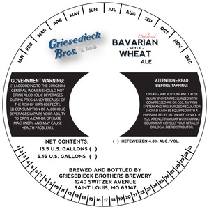 Griesedieck Brothers Bavarian-style Wheat Ale