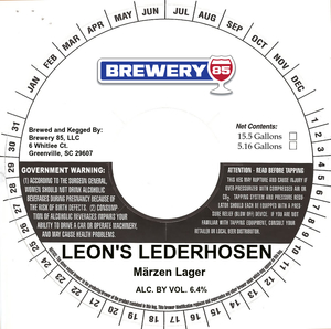 Brewery 85 Leon's Lederhosen October 2017