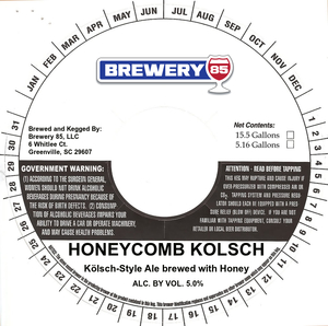 Brewery 85 Honeycomb Kolsch October 2017