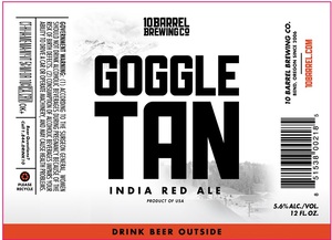 10 Barrel Brewing Co. Goggle Tan October 2017