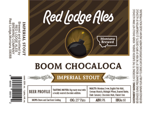 Red Lodge Ales Brewing Company Boom Chocaloca October 2017
