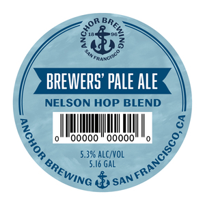 Anchor Brewing Brewer's Pale Ale October 2017