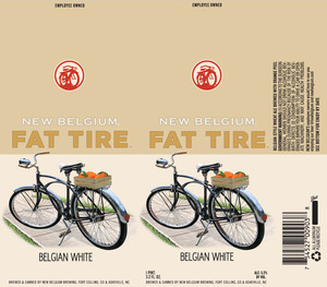 New Belgium Brewing Fat Tire Belgian White October 2017