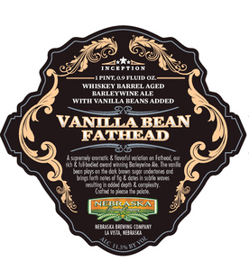 Nebraska Brewing Company Vanilla Bean Fathead November 2017
