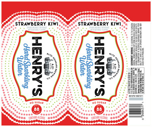 Henry's Hard Sparkling Water Strawberry Kiwi