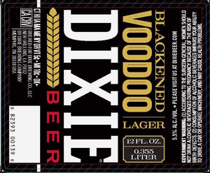 Dixie Beer Blackened Voodoo Lager