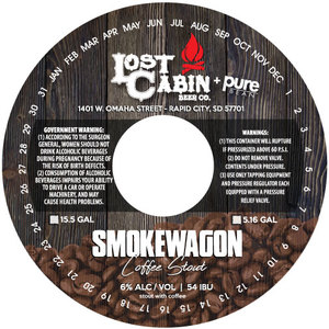 Lost Cabin Beer Co. Smokewagon October 2017