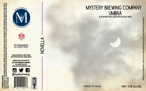 Mystery Brewing Company Umbra November 2017