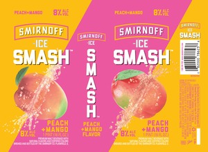 Smirnoff Ice Smash Peach + Mango October 2017