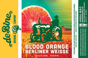 De Bine Brewing Company Blood Orange Berliner Weisse