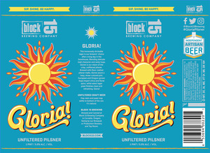 Block 15 Brewing Gloria! October 2017