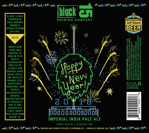 Block 15 Brewing Co. Hoppy New Year