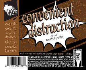 O'so Brewing Company Convenient Distraction November 2017
