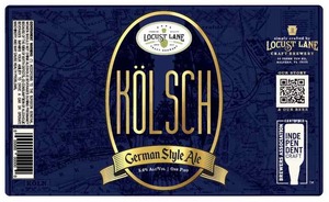 Locust Lane Kolsch German Style Ale November 2017