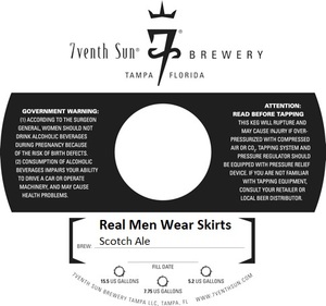 7venth Sun Brewery Real Men Wear Skirts November 2017