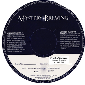 Mystery Brewing Company Proof Of Concept November 2017