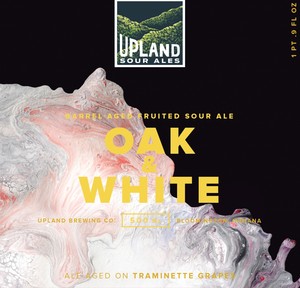 Upland Brewing Company Oak & White November 2017