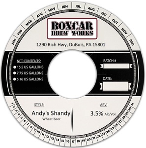 Shandy Andy's Shandy November 2017