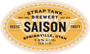 Strap Tank Brewery Saison November 2017