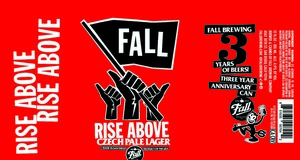 Fall Brewing Company Rise Above Czech Pale Lager
