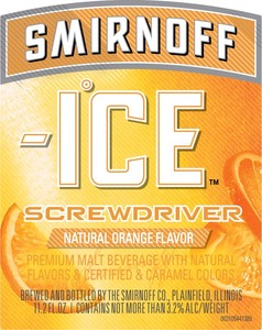 Smirnoff Ice Screwdriver