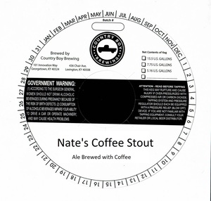Country Boy Brewing Nate's Coffee Stout